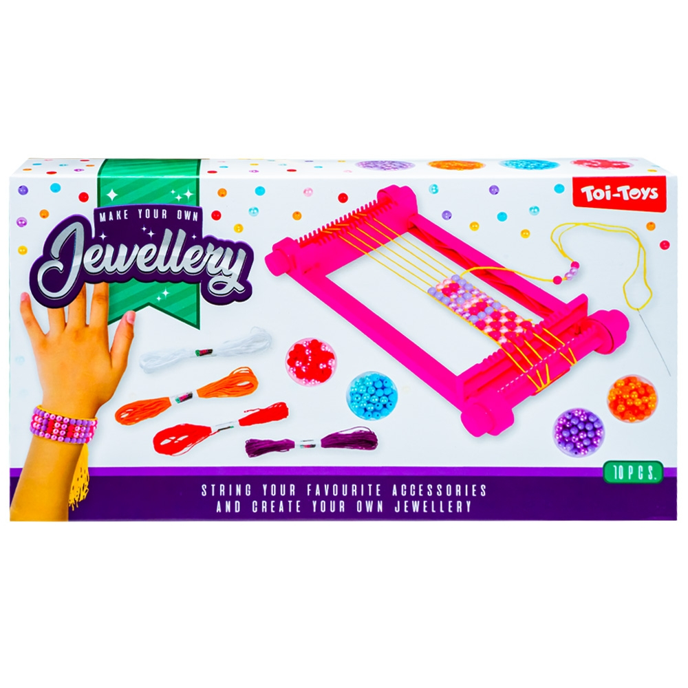 Set de confectionat bratari cu suport pentru tesut Toi-Toys [2]