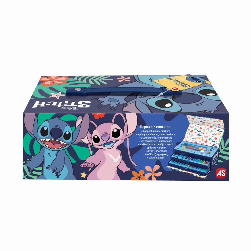 SET DE PICTURA IN VALIZA DE CARTON STITCH [4]