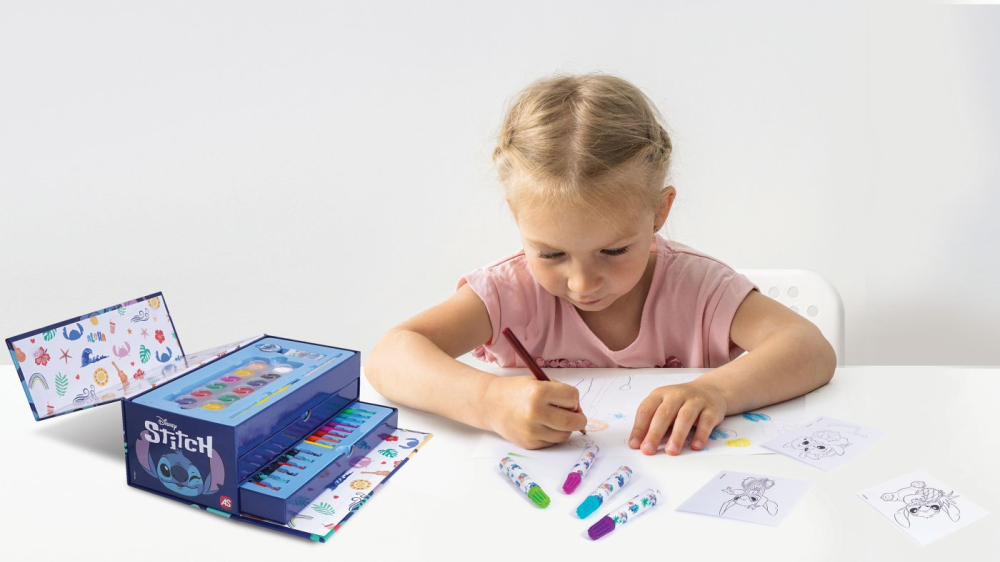 SET DE PICTURA IN VALIZA DE CARTON STITCH [3]