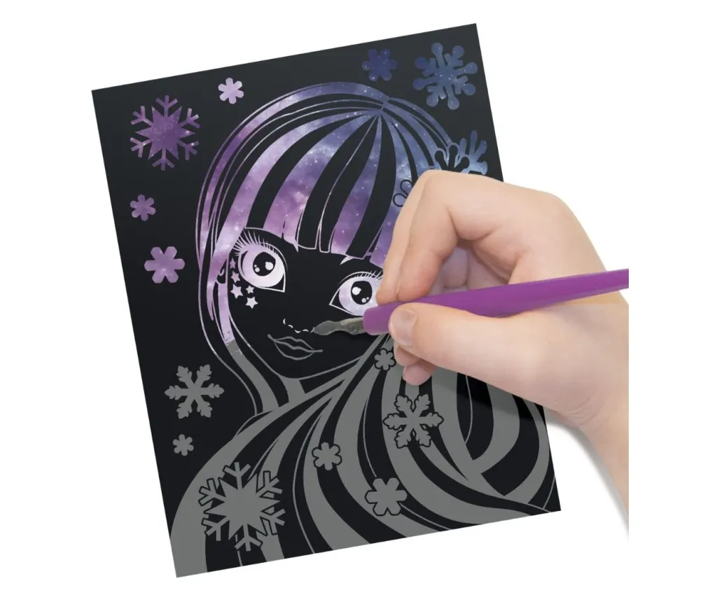 Set de desene Isadora cu scratch-uri si schite Nebulous Stars [2]