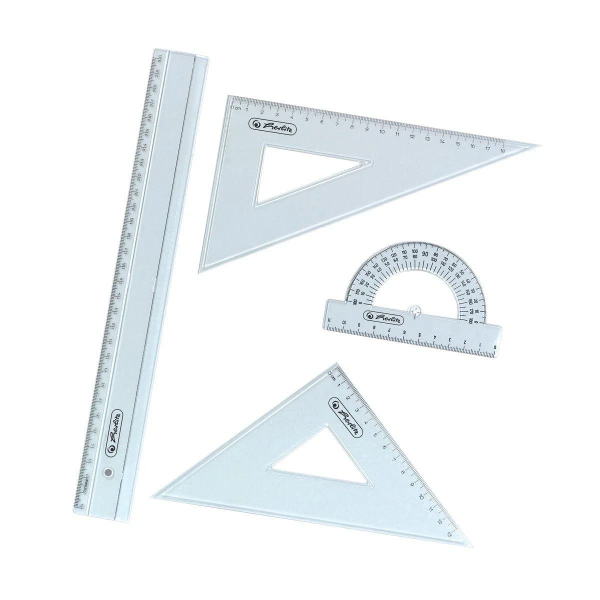 Set geometrie 4 piese plastic Herlitz [2]