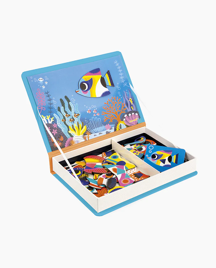 Joc educativ magnetic Janod Magneti’book Pestisori 40 piese [3]