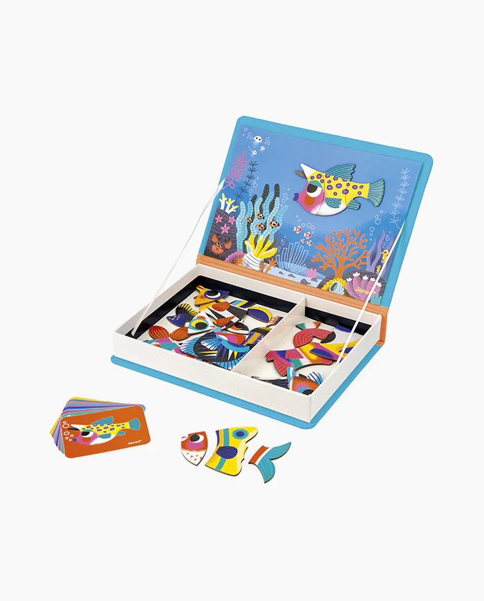 Joc educativ magnetic Janod Magneti’book Pestisori 40 piese [2]