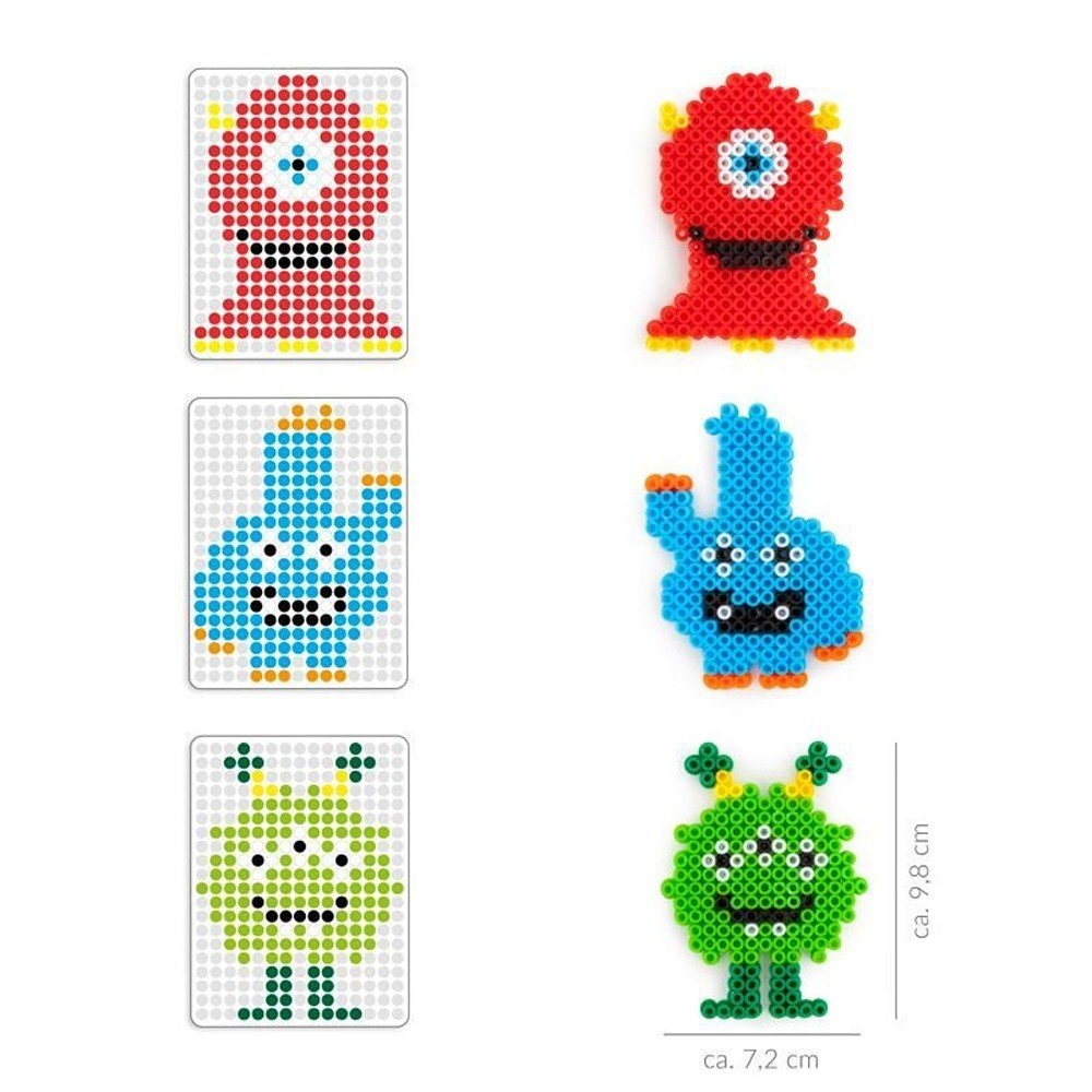 Set margele termoadezive mini creatii 3D Little Monster Trendhaus [3]