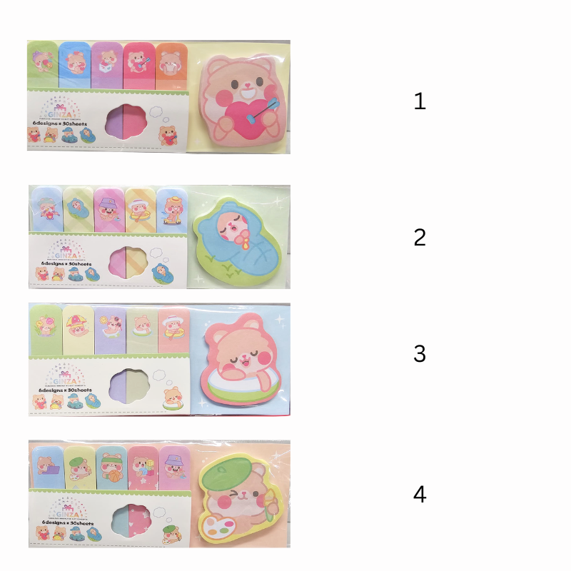 Set notite adezive figurine animate modele diferite [2]