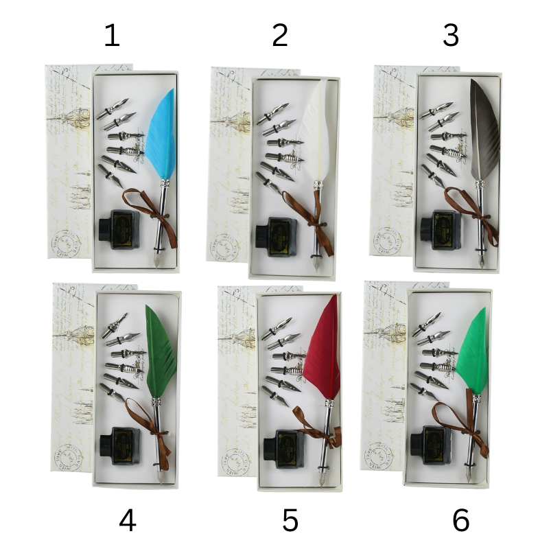 Set Pana de scris Big Ben 8 piese culori diferite [2]