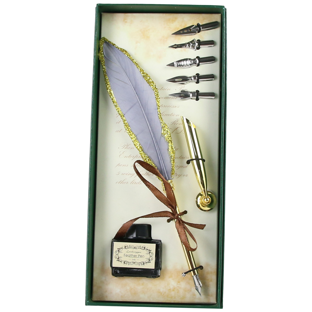 Set pana de scris Vintage „Enjoy Your Life” 8 piese [3]