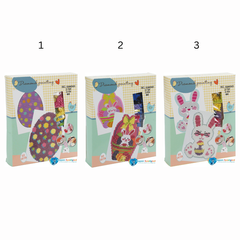 Set de pictura cu diamante pentru Paste 17 x 17 cm modele diferite [2]
