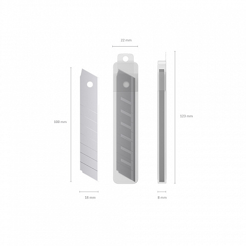 Set de lame suplimentare pentru cutter ErichKrause 18 mm [3]