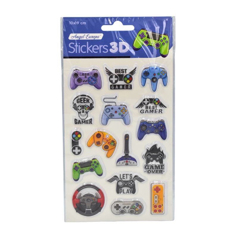 Set stickere 3D gamer [1]