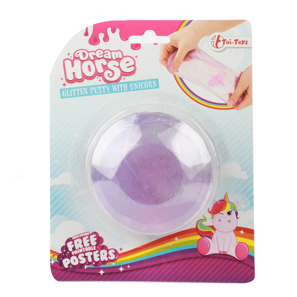 Slime cu sclipici figurina unicorn Toi Toys [7]