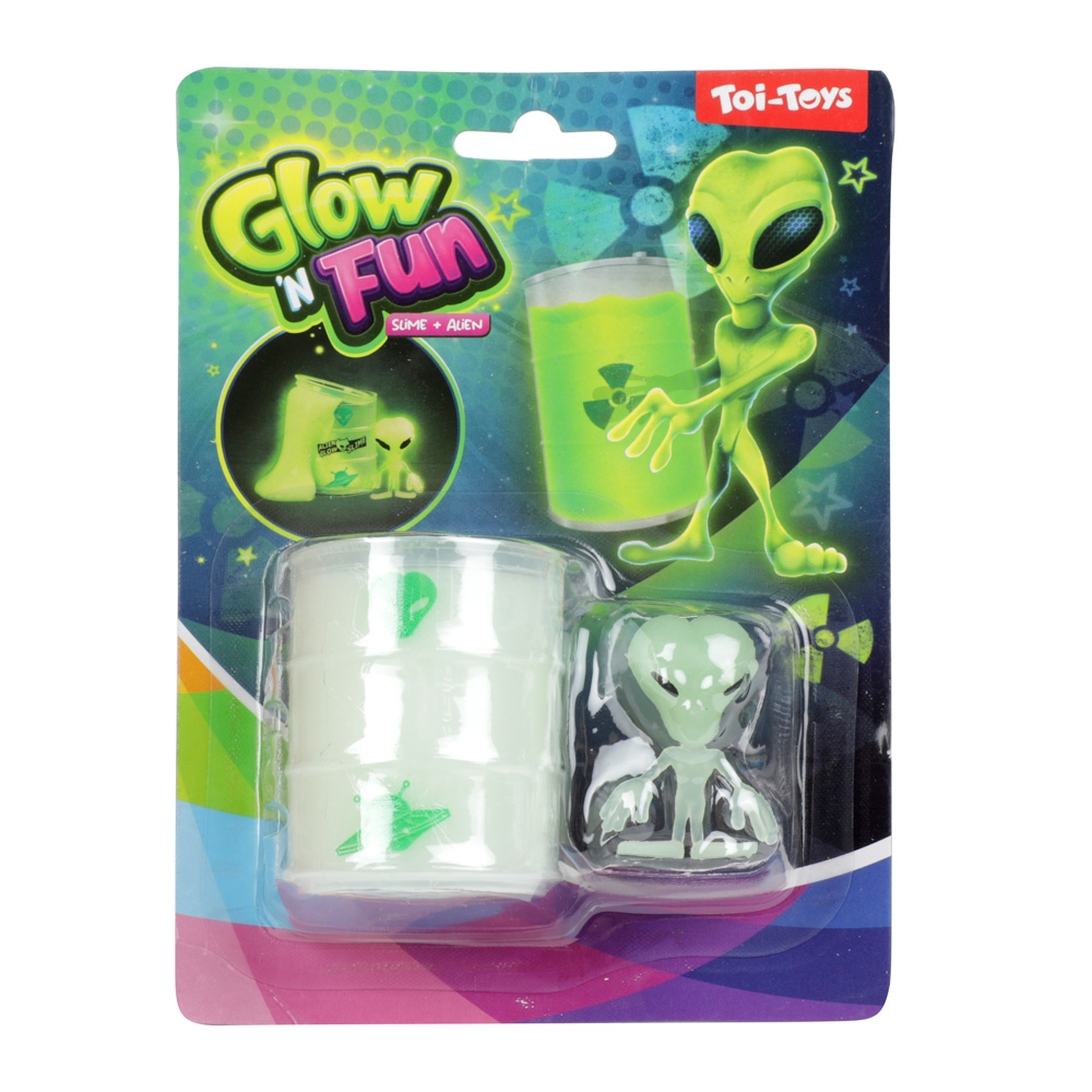Slime fosforescent cu figurina extraterestru Toi-Toys [2]