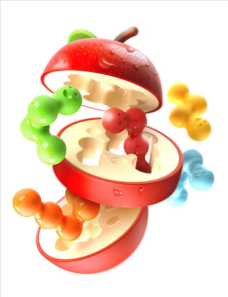 Joc de Logica Smart Games Apple Puzzler 80 de Provocari [2]