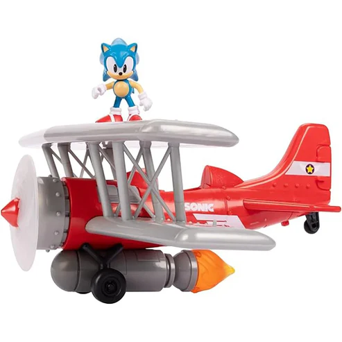 Set de joaca Sonic Tornado Biplane cu lumini si sunete Jakks Pacific [4]