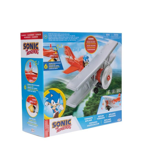 Set de joaca Sonic Tornado Biplane cu lumini si sunete Jakks Pacific [2]