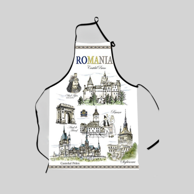 Sort de bucatarie suvenir Romania 80x55cm [1]