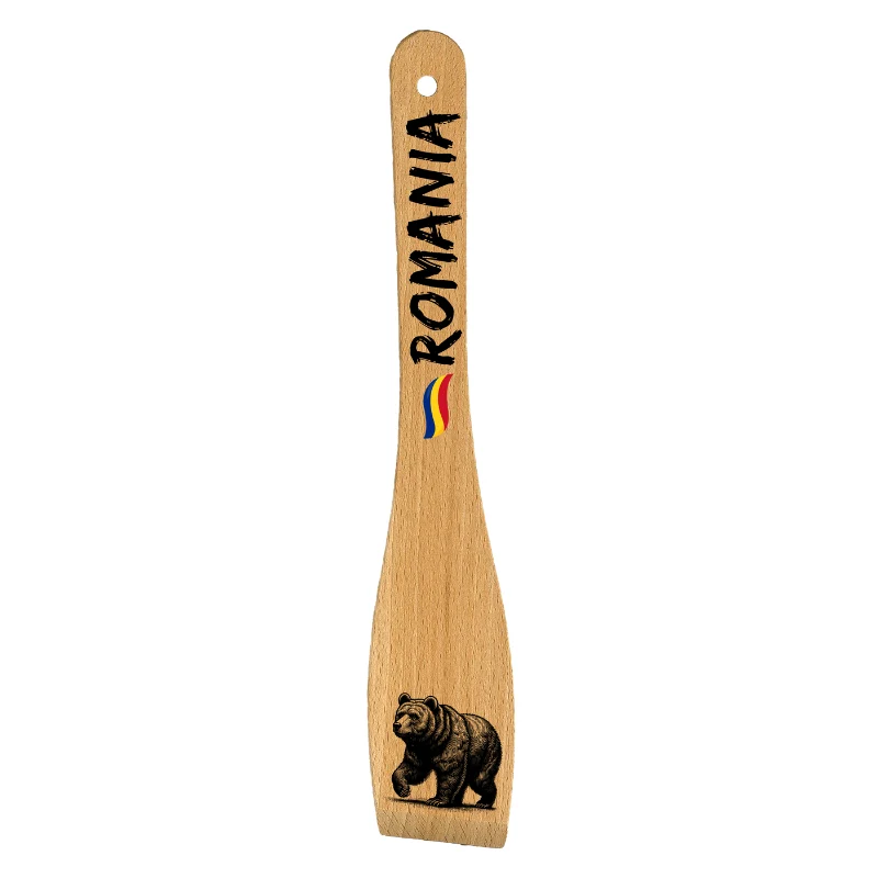 Spatula lemn personalizata uv Romania [2]