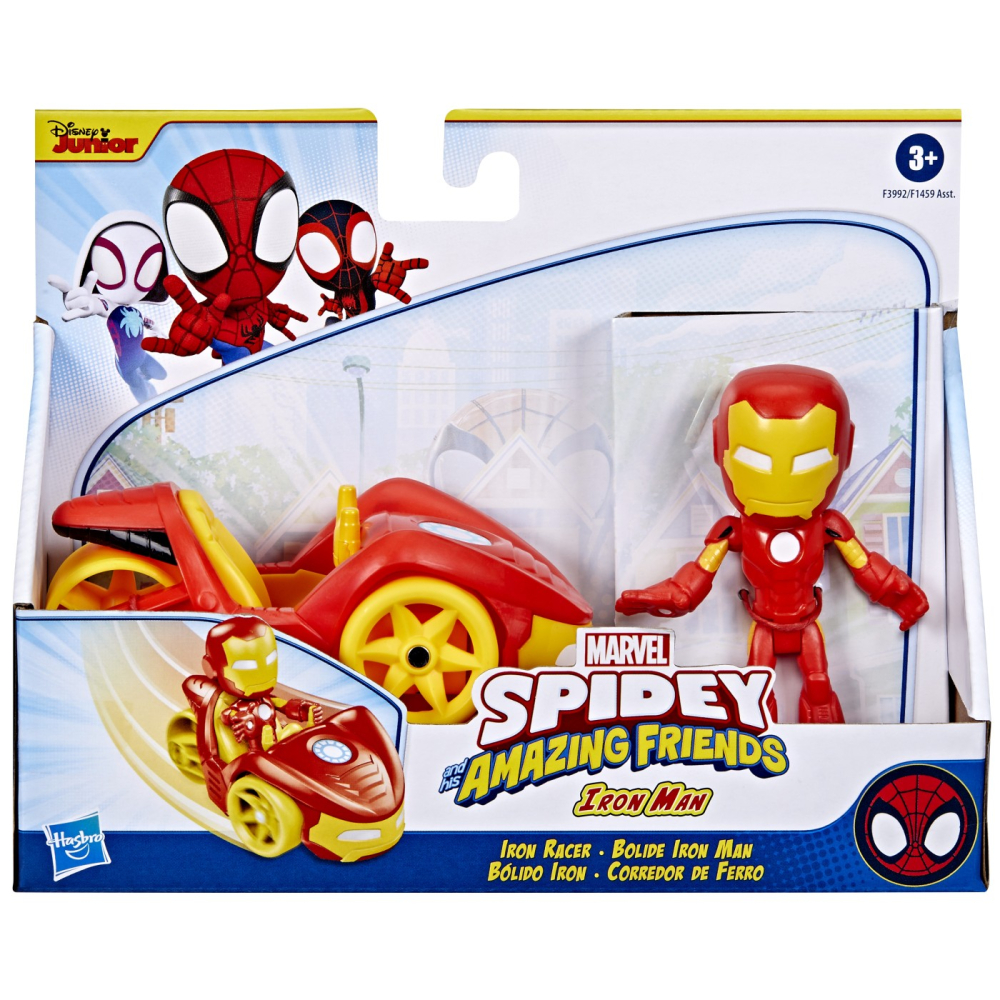 SPIDEY PRIETENII EXTRAORDINARI SET VEHICUL SI FIGURINA IRON MAN [1]