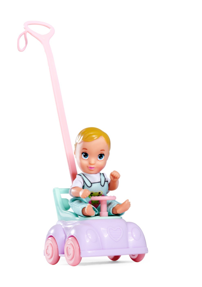 Papusa Steffi cu masinuta premergator si bebe Simba [4]