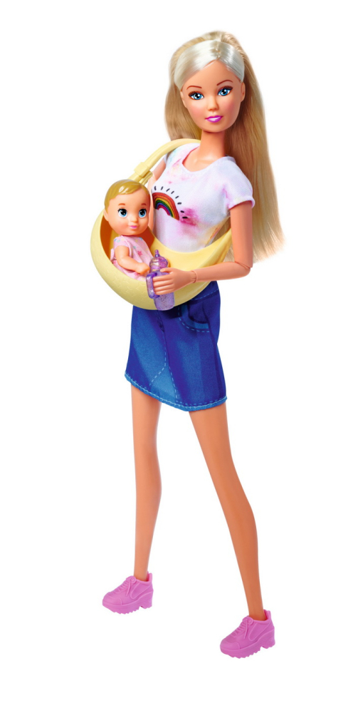 Papusa Steffi Love cu port bebe si accesorii Simba [2]