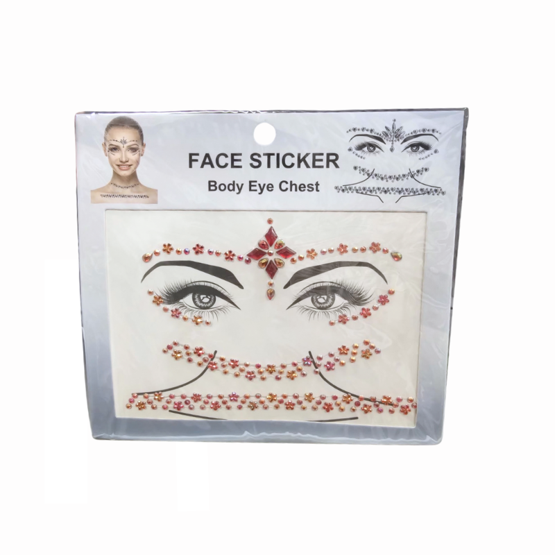 Set stickere autoadezive Face Sticker Body Eye Chest culori diferite [2]