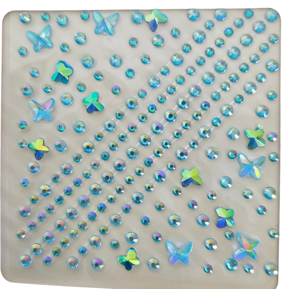 Stickere autoadezive diamant pentru unghii si machiaj - Cristale si Fluturi [2]