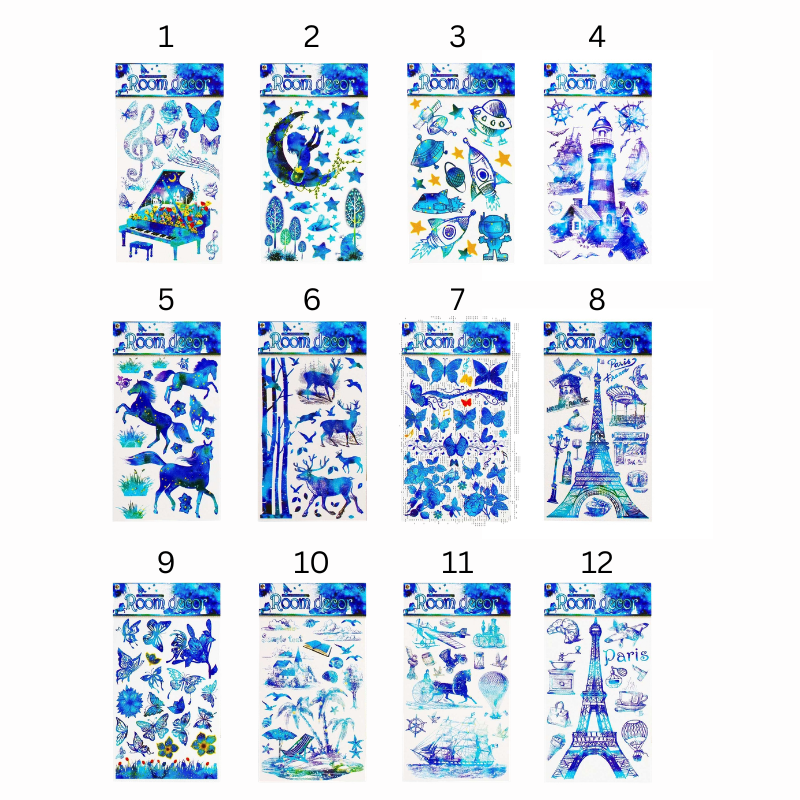 Stickere decorative caluti /orase modele diferite [2]