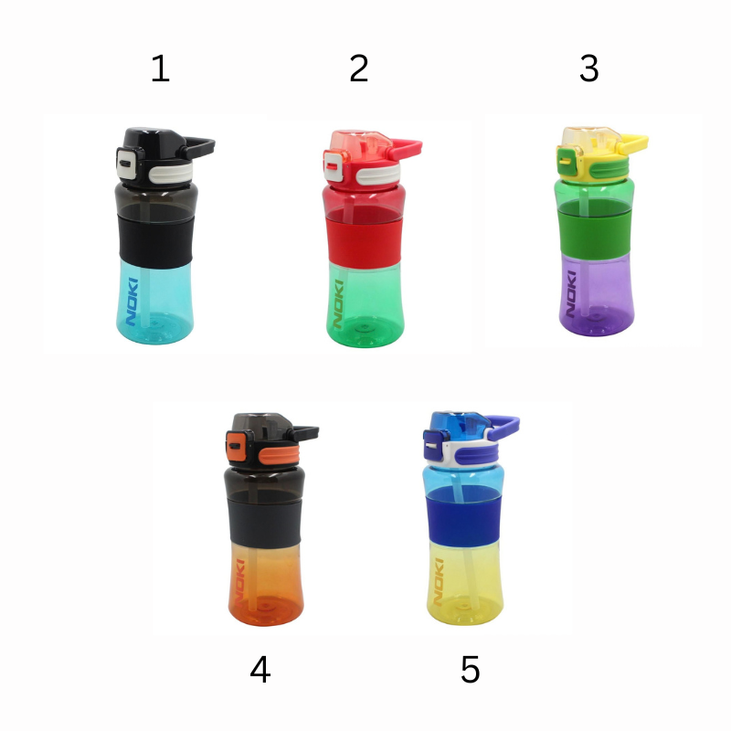 Sticla apa Tritan 700ml cu pai deschidere automata Noki culori diferite [2]