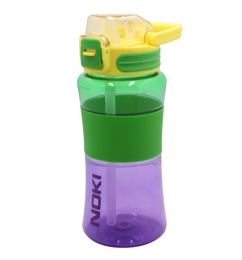 Sticla apa Tritan 700ml cu pai si deschidere automata Noki [5]