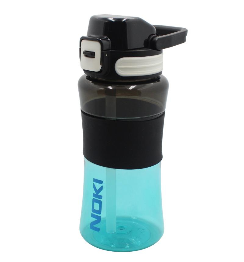 Sticla apa Tritan 700ml cu pai si deschidere automata Noki [4]