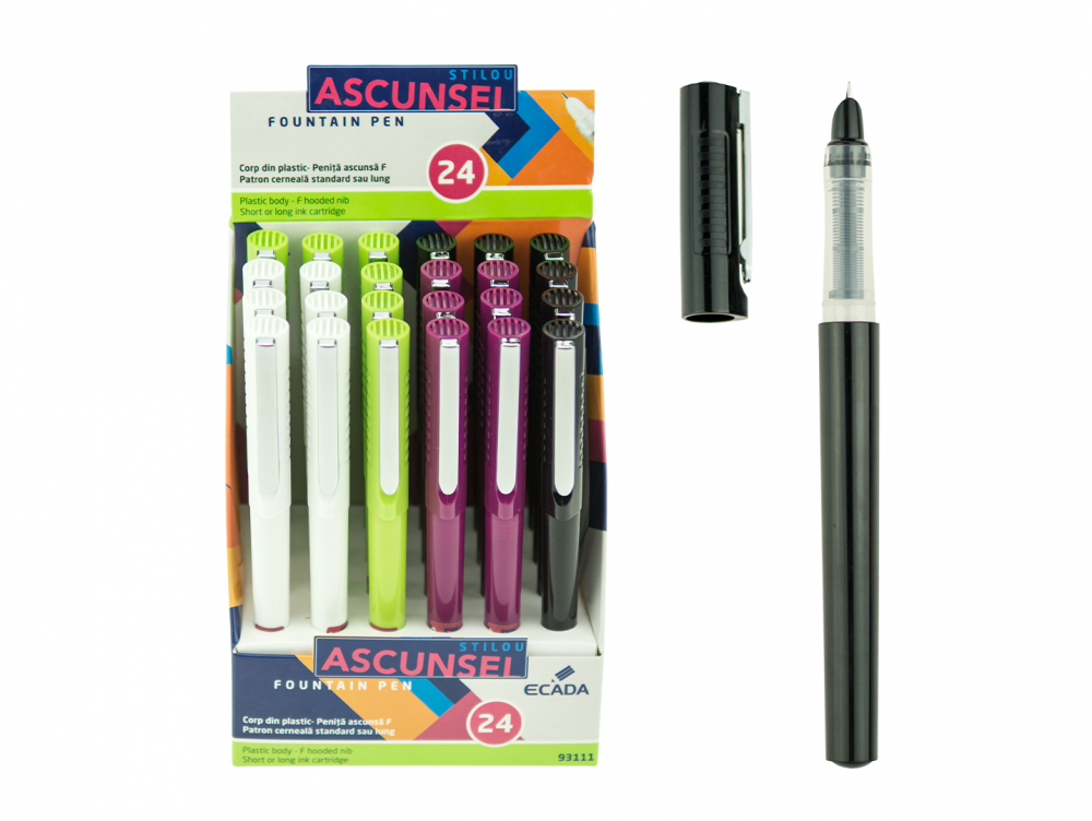 Stilou Ascunsel ECADA penita F diferite culori [2]