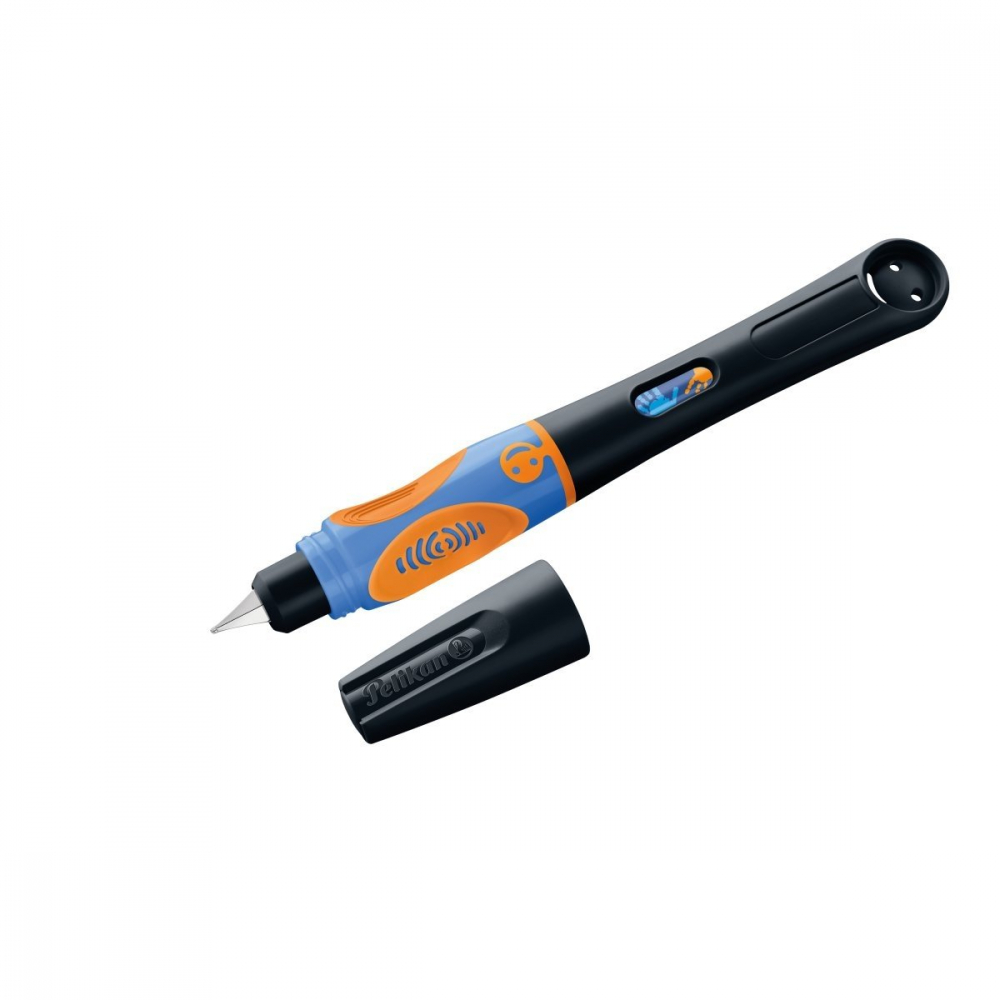 Stilou Pelikan Griffix penita L pentru stangaci Neon Black [3]