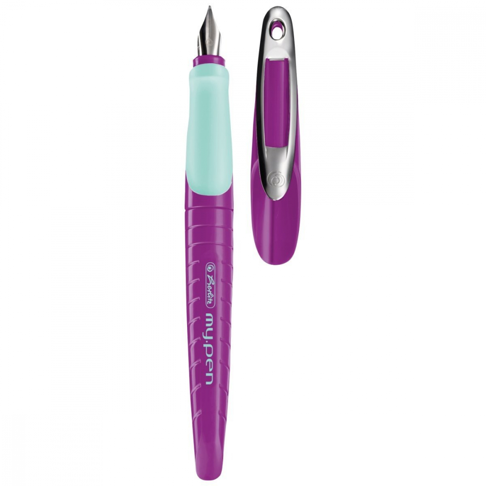 Stilou Herlitz my.pen penita L pentru stangaci lila menta [2]