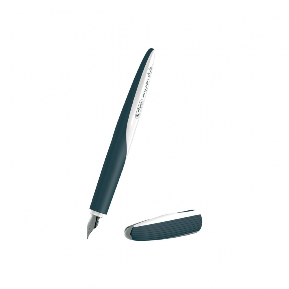 Stilou Herlitz my.pen Style penita M gri blister [3]