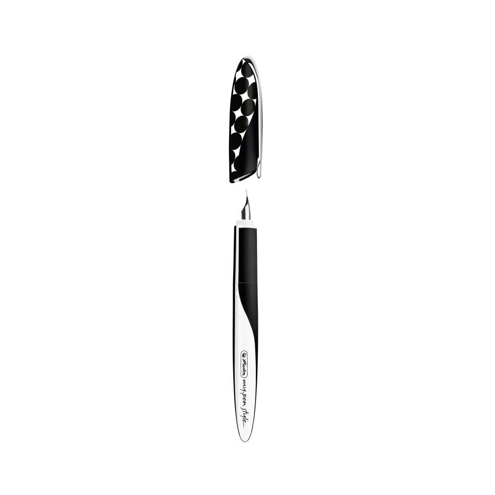 Stilou Herlitz my.pen Style penita M motiv Just Black blister [2]