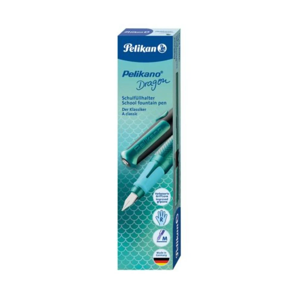 Stilou Pelikano Dragon Pelikan turcoaz penita M [2]