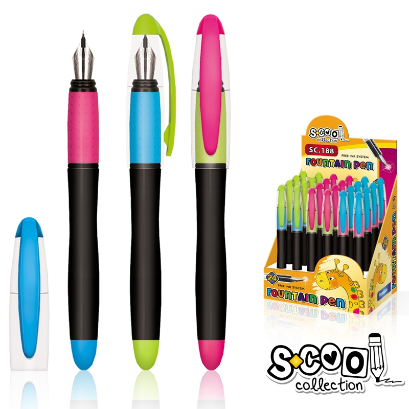 Stilou plastic cu grip S-COOL diverse culori [2]