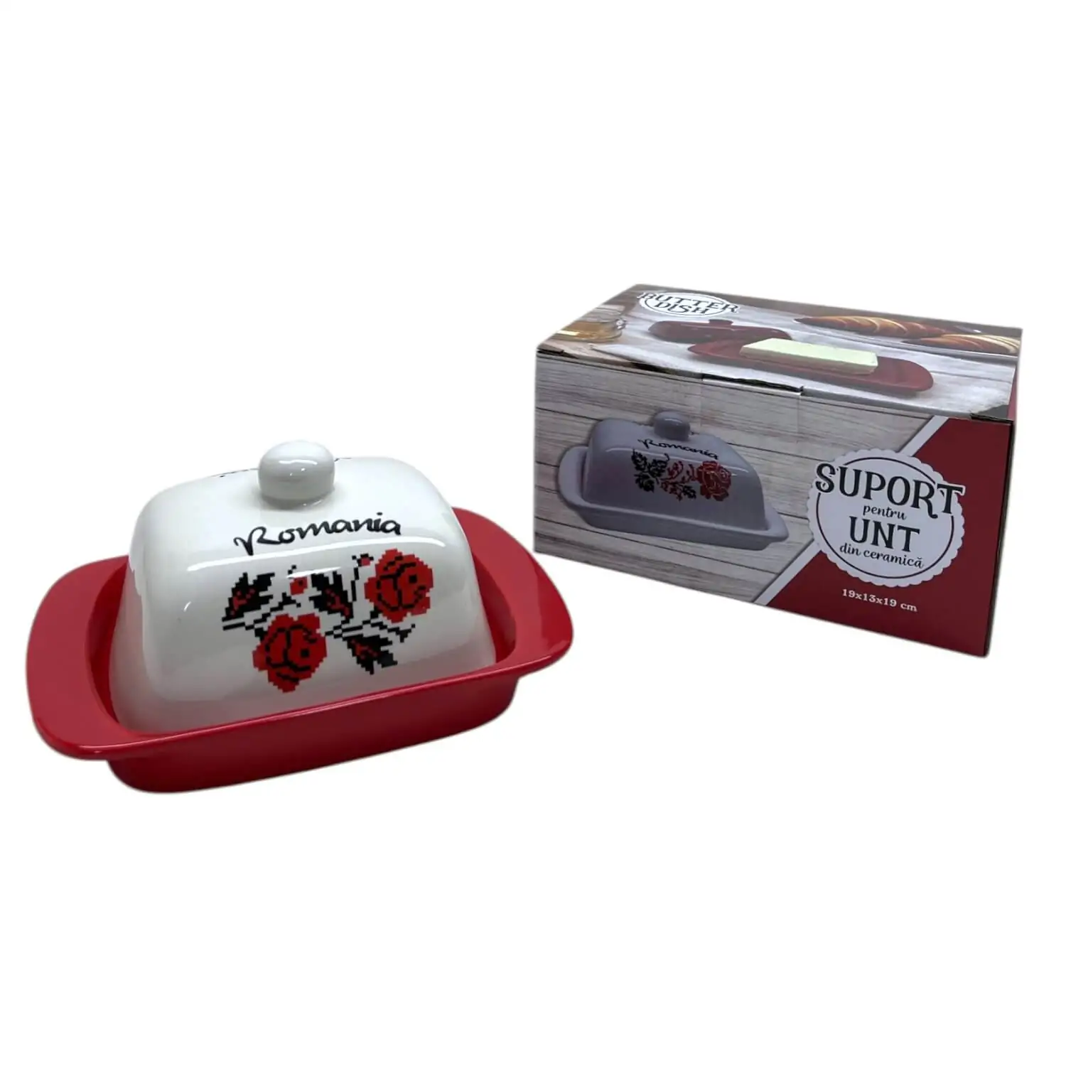Suport unt ceramic cu capac motiv traditional [1]
