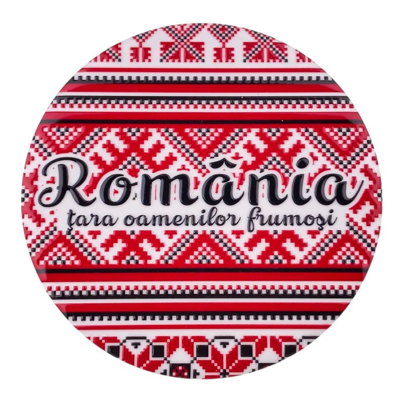 Suport din ceramica pentru pahar 11x11 cm Romania [4]