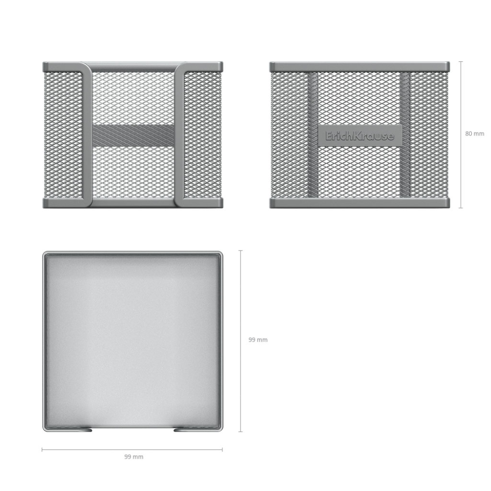 Suport pentru bloc de hartie ErichKrause Compass Classic argintiu [2]