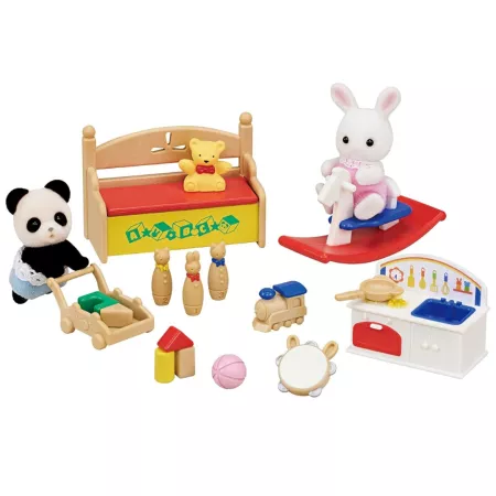 Sylvanian Families - Set 2 figurine si camera de joaca 3 ani+ [2]
