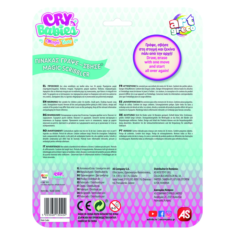 TABLA DE SCRIS CRY BABIES MAGIC SCRIBBLER [4]