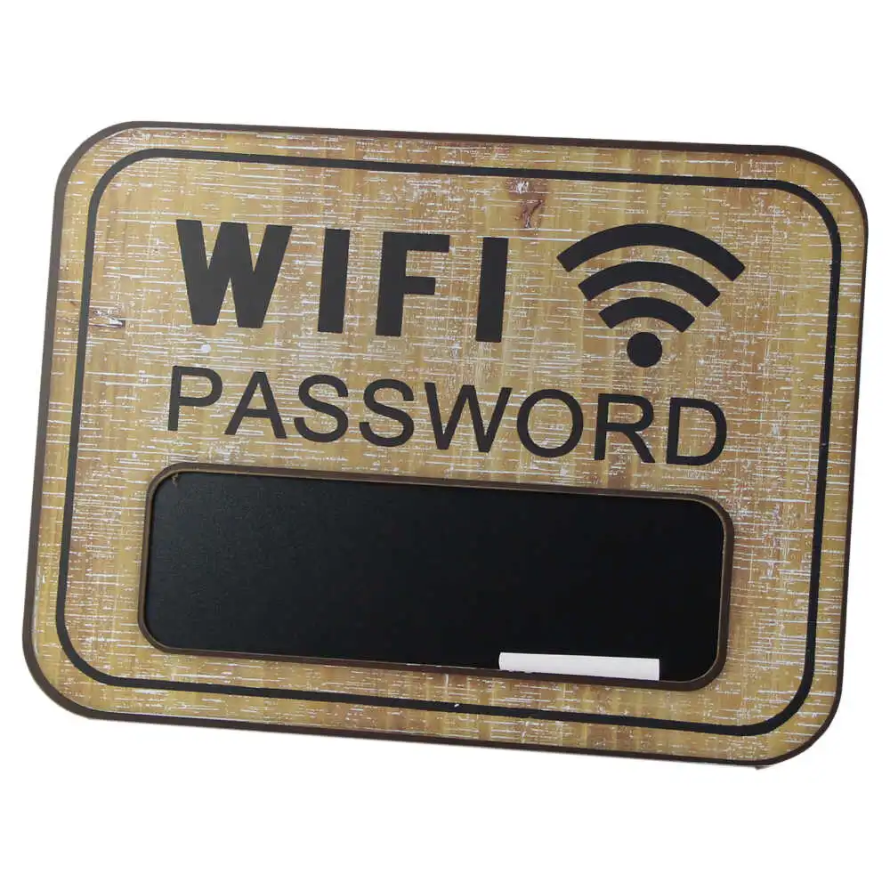 Tablita lemn WiFi Password 39 x 29 x 15 cm modele diferite [5]