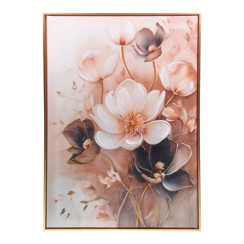 Tablou cu rama din MDF 50 cm model flori [5]