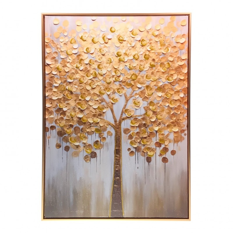 Tablou cu rama din MDF 50 cm model flori [6]