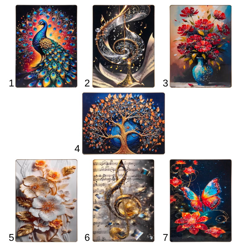 Tablou cu rama din metal cu imagine printata 40x30 cm [2]
