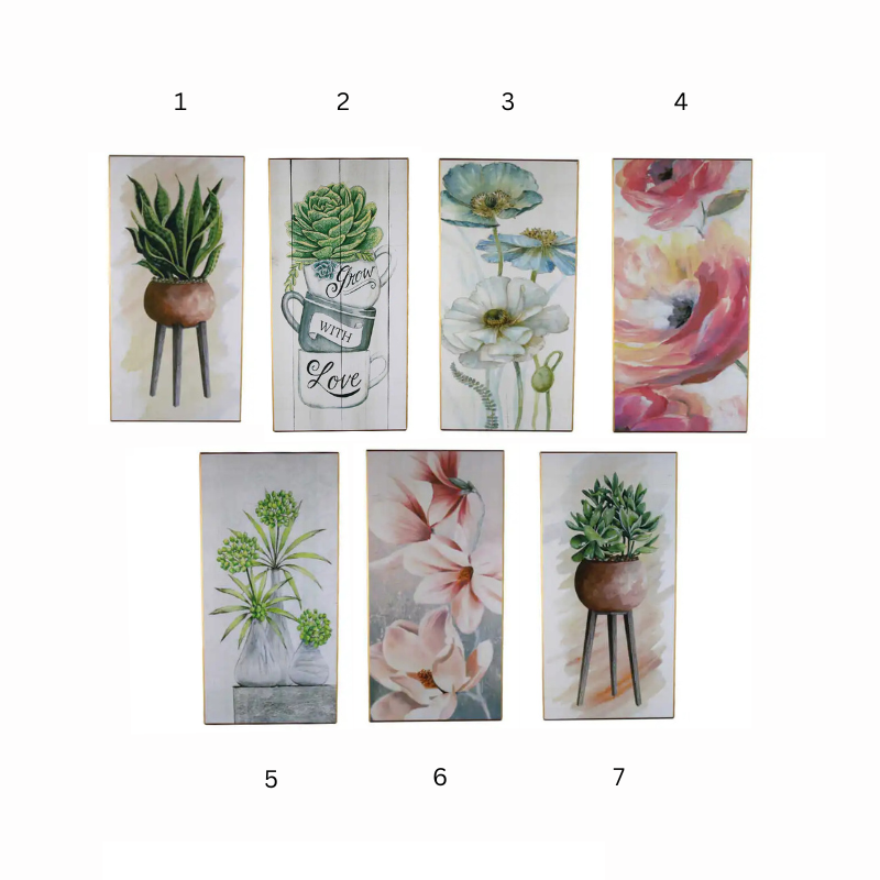 Tablou decorativ din lemn 24 x 48 cm modele diferite [2]