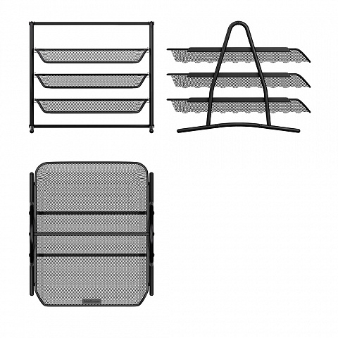 Tava documente cu 3 niveluri ErichKrause Compass Classic Neagra [2]