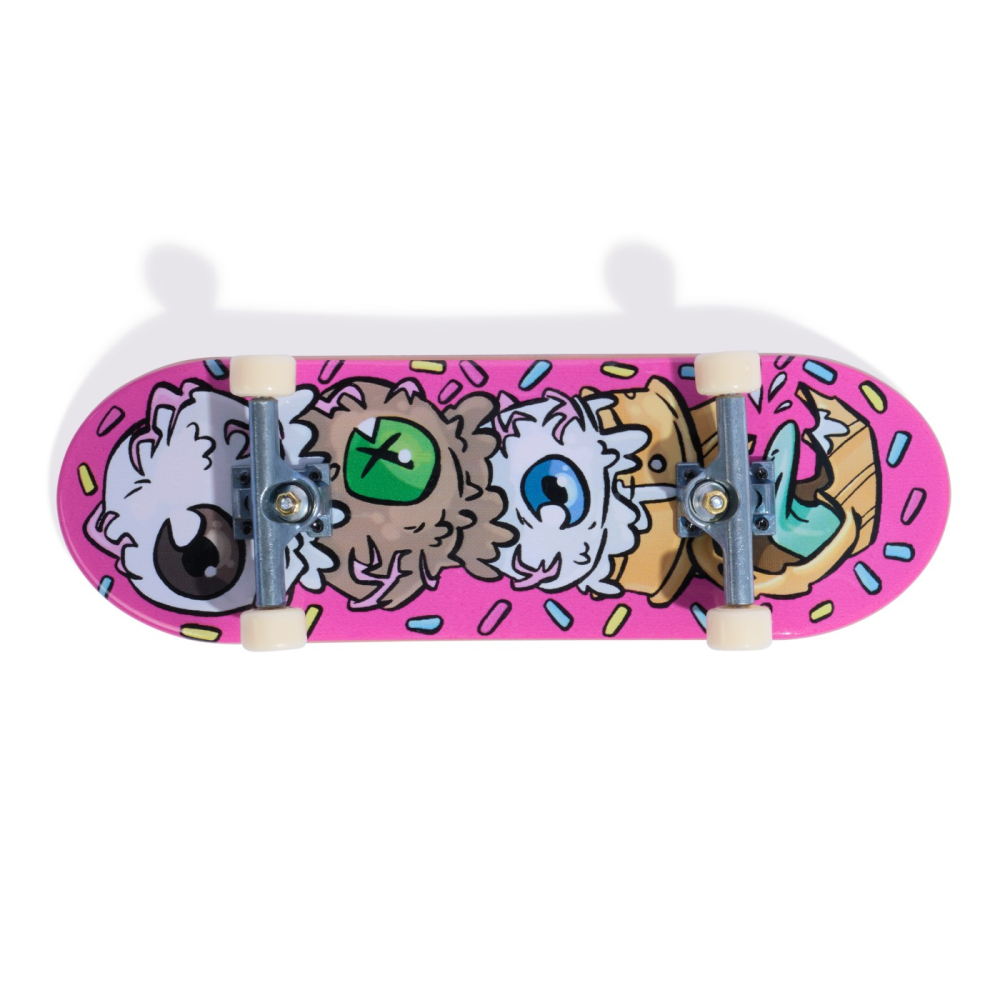 TECH DECH SK8 CREW PACHET 2 SETURI PLACA SI FIGURINA 9.6CM CASCA MOV SI CASTI ALBE [3]