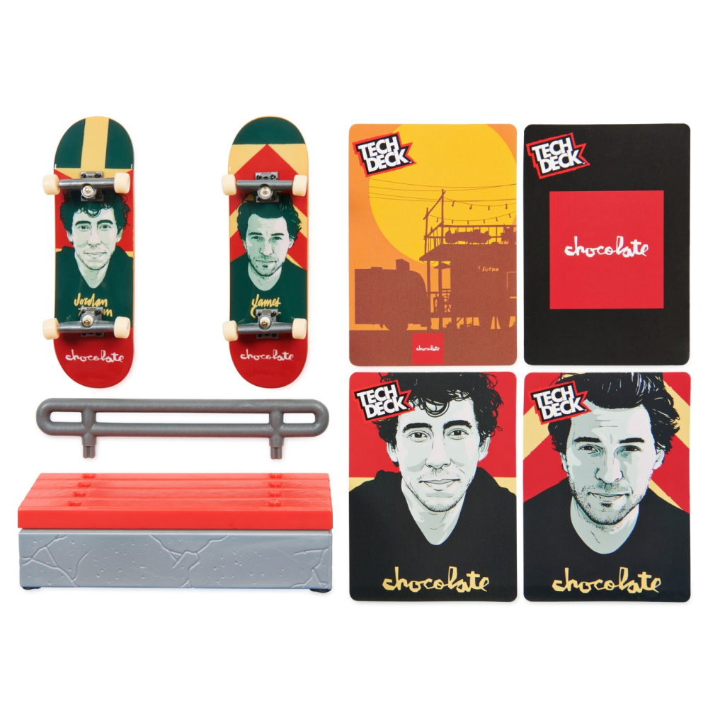 TECH DECK PACHET CU OBSTACOL FINGERBOARD JAMES [2]